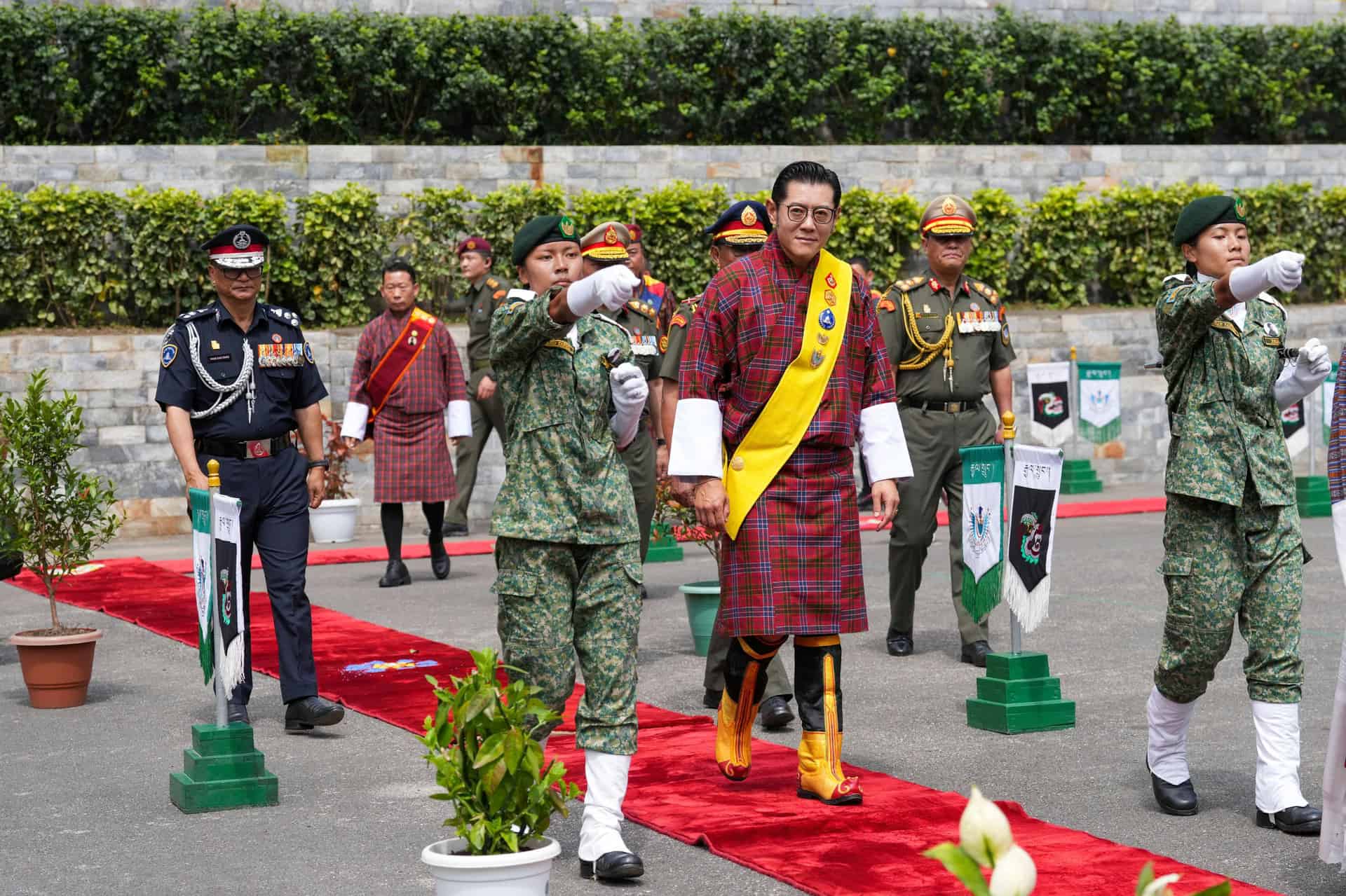 His Majesty at Gyalsung Parade: A Milestone Event