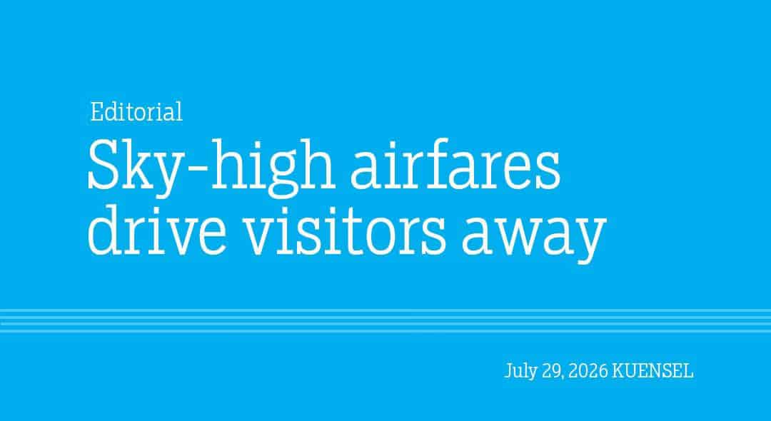 High Airfares Impact Bhutan Tourism