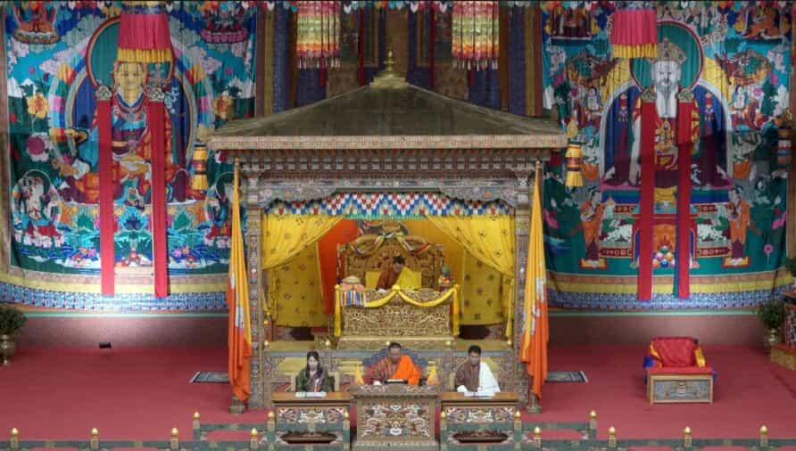 King Opens Fifth Parliament Session in Bhutan