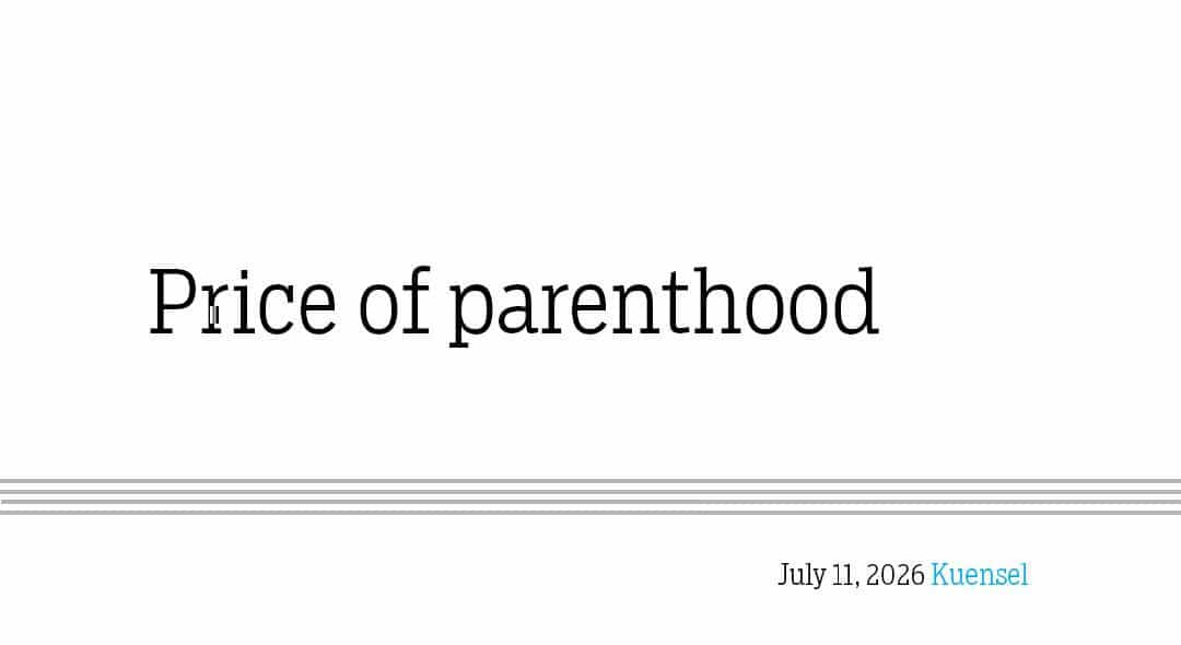 Understanding the Cost of Parenthood