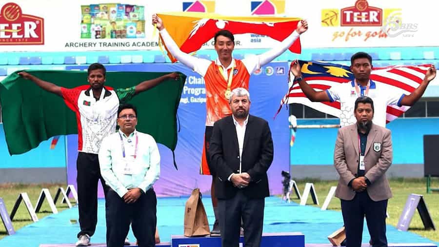 Kinley Tshering Wins Gold at World Archery Asia Challenge