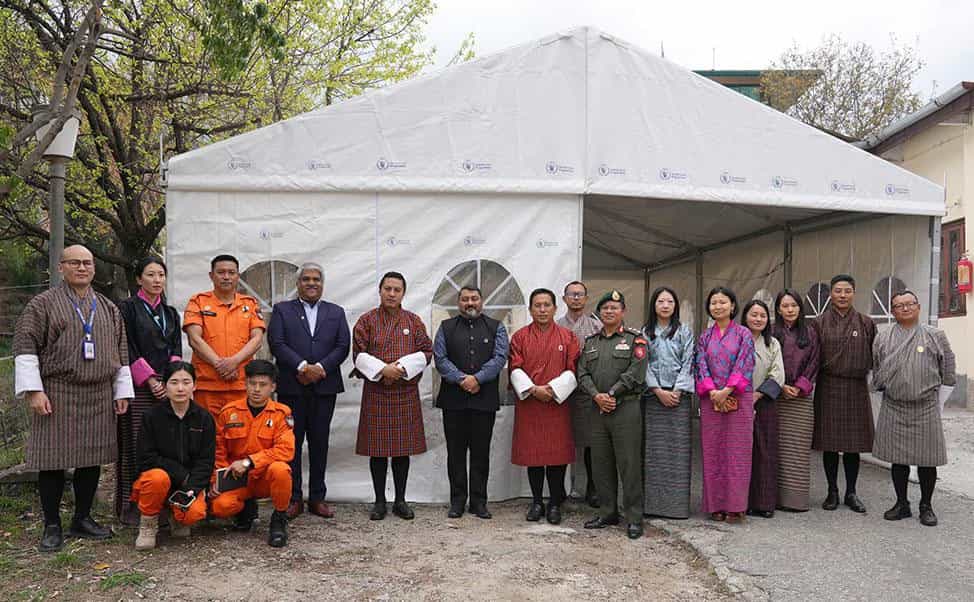 WFP Donates Nu 4.2M for Bhutan's Disaster Readiness