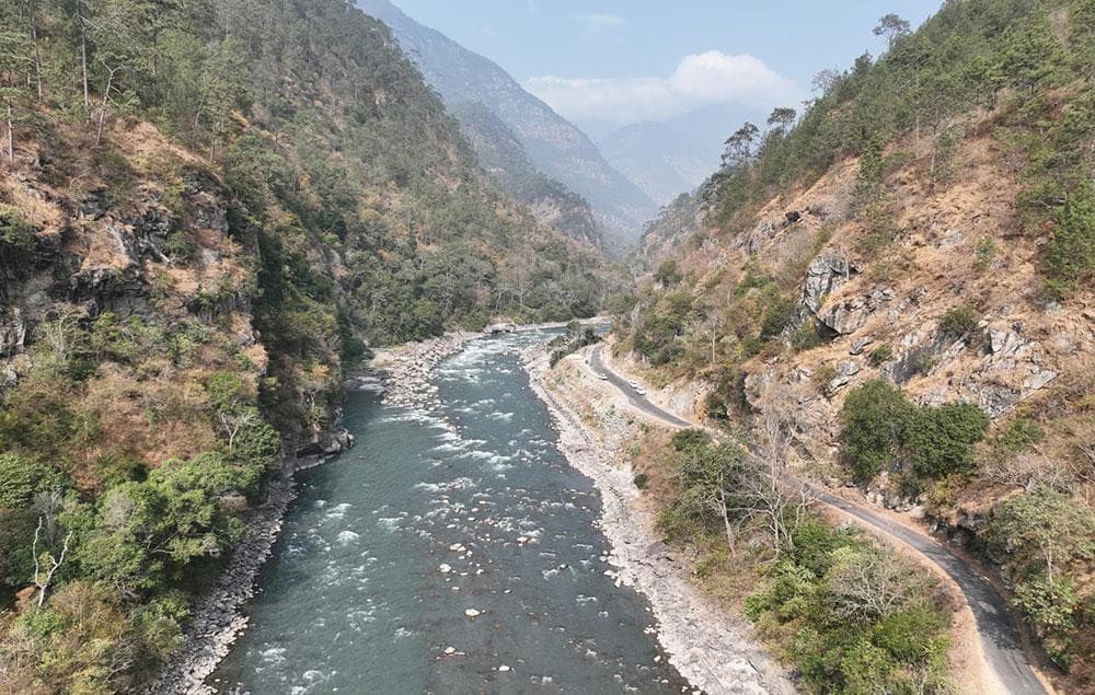 Dorjilung Hydropower Access Roads Near Completion