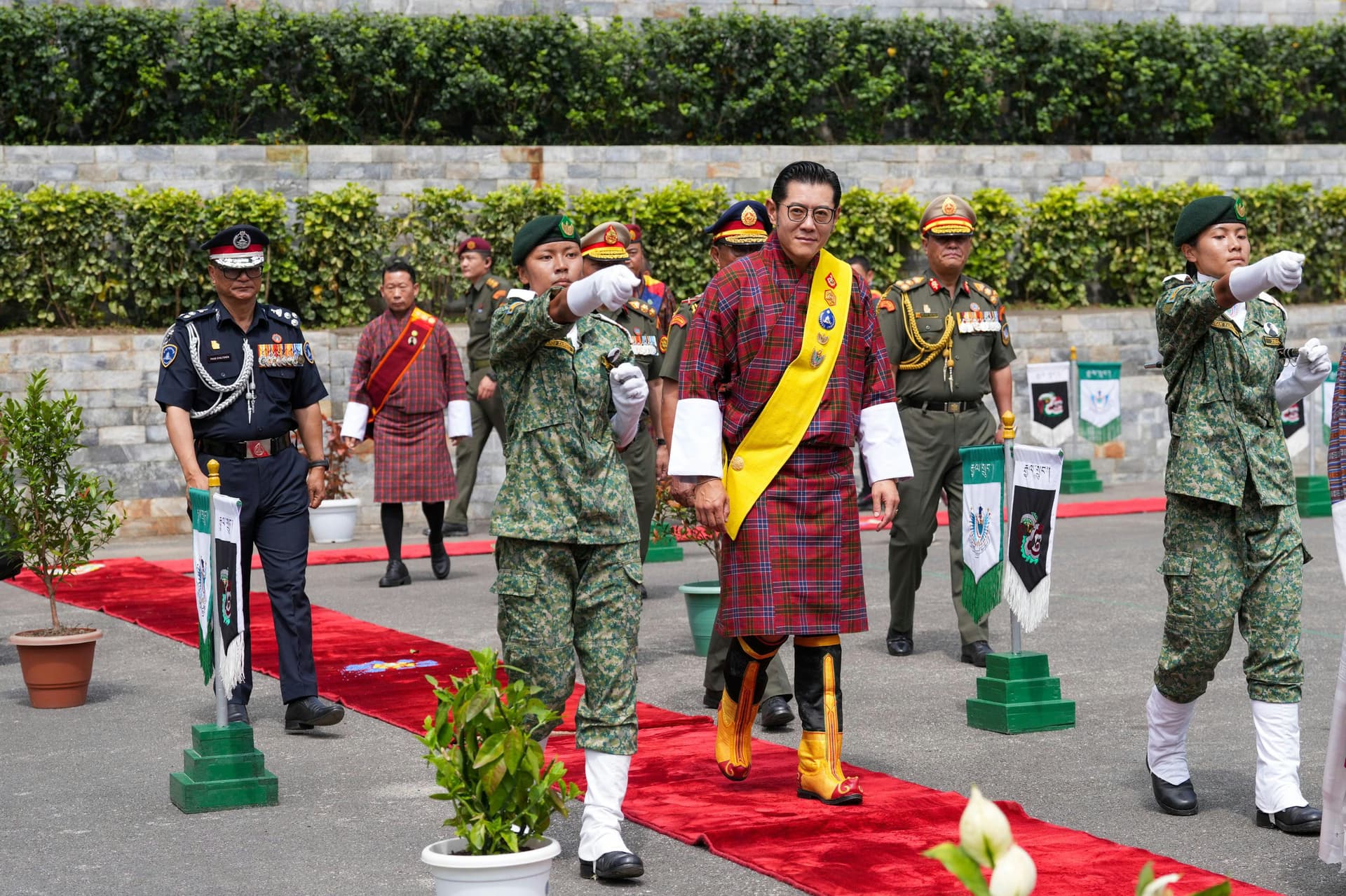 His Majesty at Gyalsung Parade: A Milestone Event