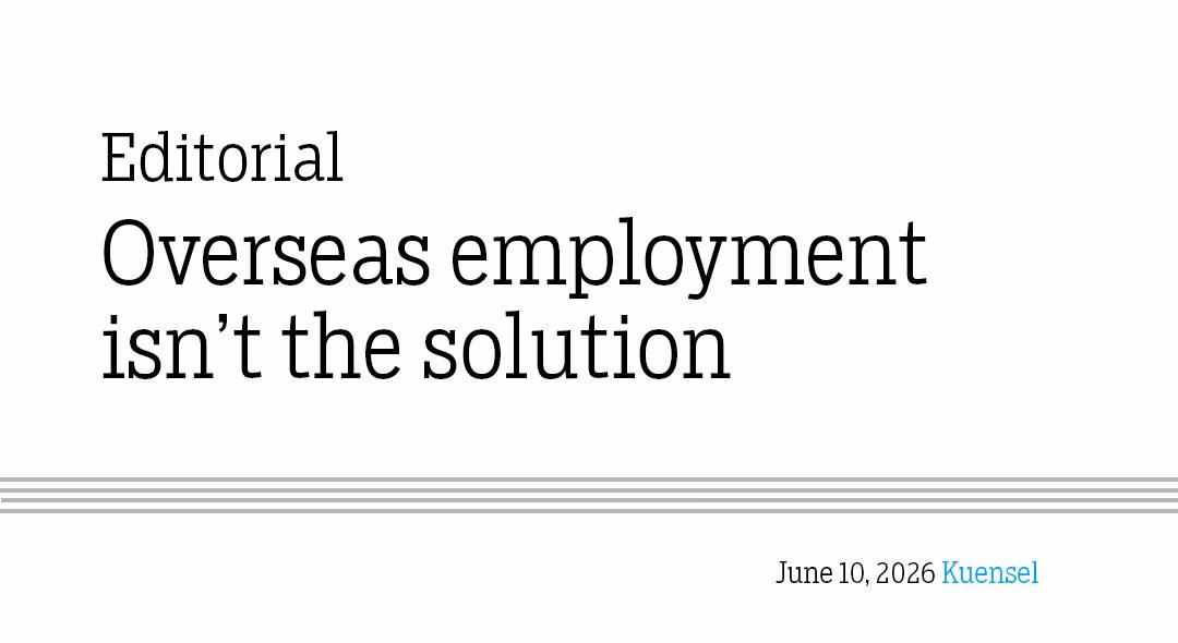 Overseas Jobs Aren't the Ultimate Solution