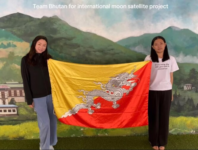 Bhutanese Student Launches Space Career with Lunar Mission