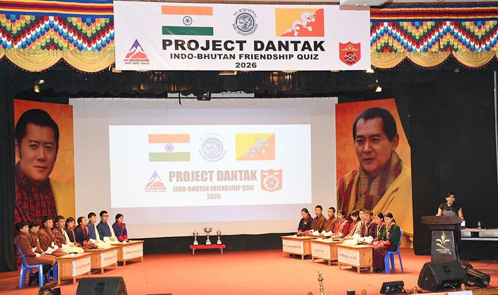 Motithang HSS Triumphs at Indo-Bhutan Quiz 2026