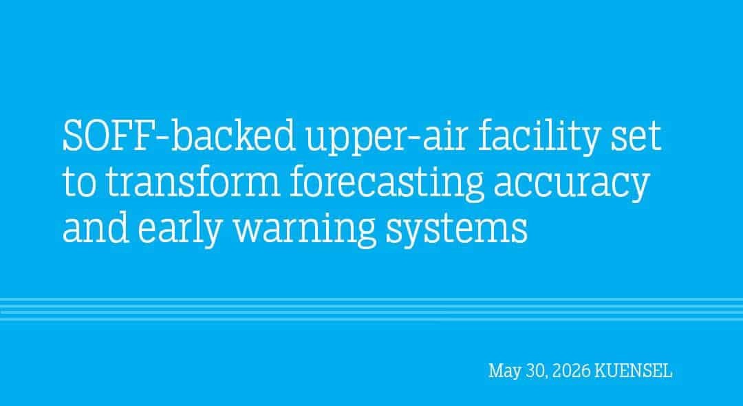 Transforming Forecasting: Bhutan's SOFF Facility
