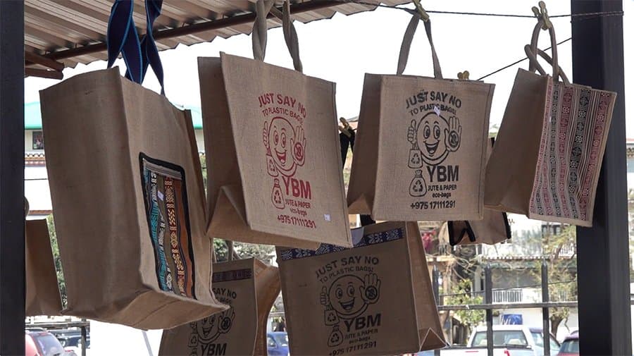 Jute Bags to Reduce Plastic Waste in Gelephu