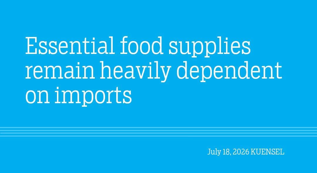 Bhutan's Food Supply: Import Dependency Challenges