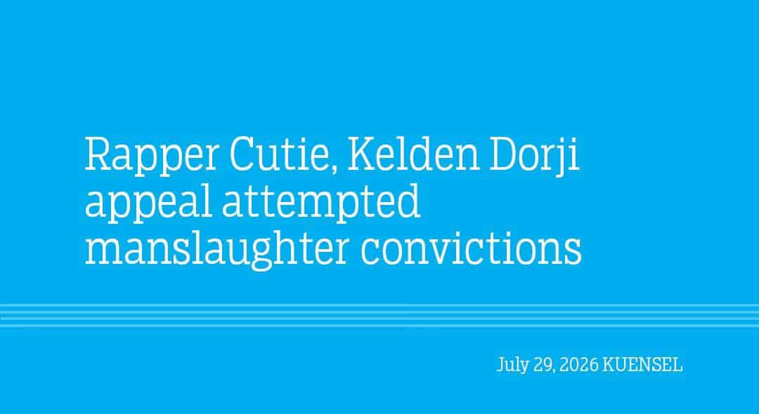 Rapper Cutie Appeals Conviction in Bhutan Case