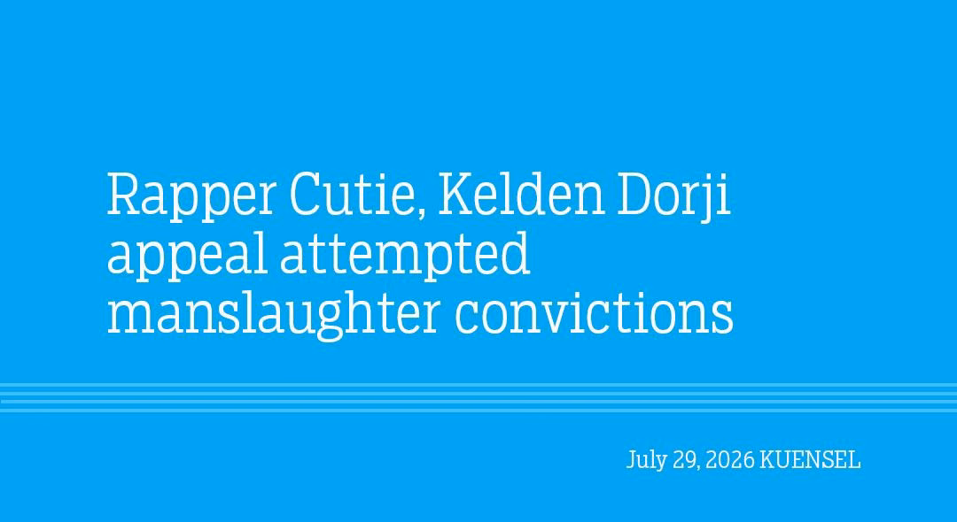 Rapper Cutie Appeals Conviction in Bhutan Case